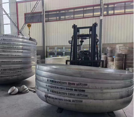 3MM 6000MM Нержавеющая сталь голова тарелки PED полуэллиптическая голова резервуара
