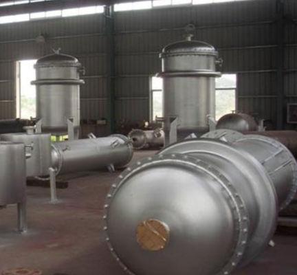 Круглый стальной углеродистой настройки сосуда давления ASME VIII Div. 1 давление фланцевые натянутые сварные крышки